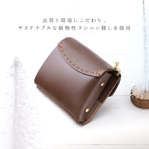 -melty-チョコのミニ財布（キーリング付）
