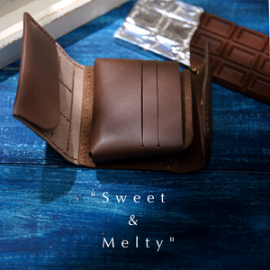 -melty-チョコのミニ財布（キーリング付）