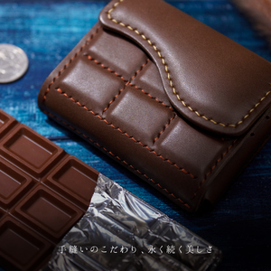 -melty-チョコのミニ財布（キーリング付）